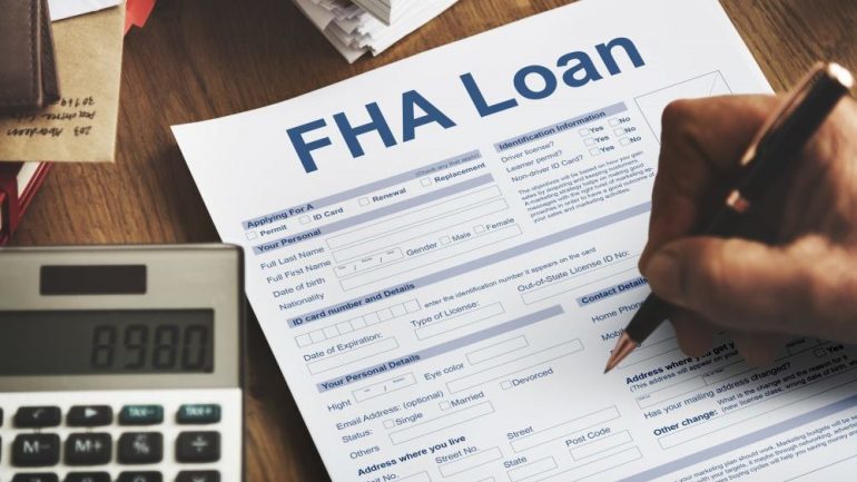 A FHA loan application form for a seller that is applying for a 203 (k) loan for renovations.