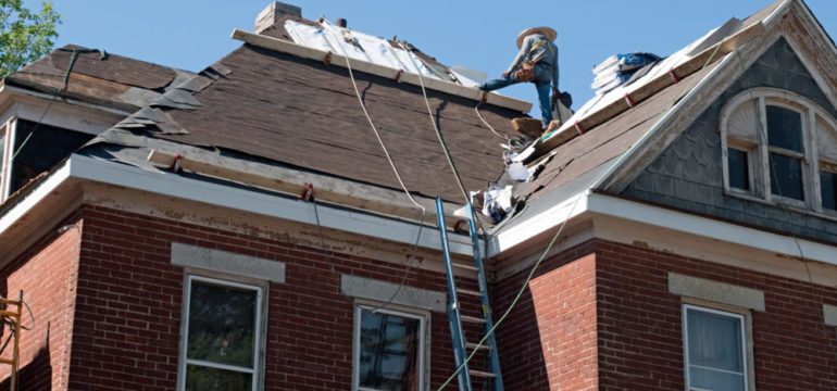 Roof repair on a historic home that was sold as is.