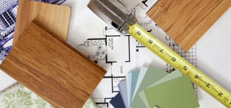 Photo of various design elements for home improvements.