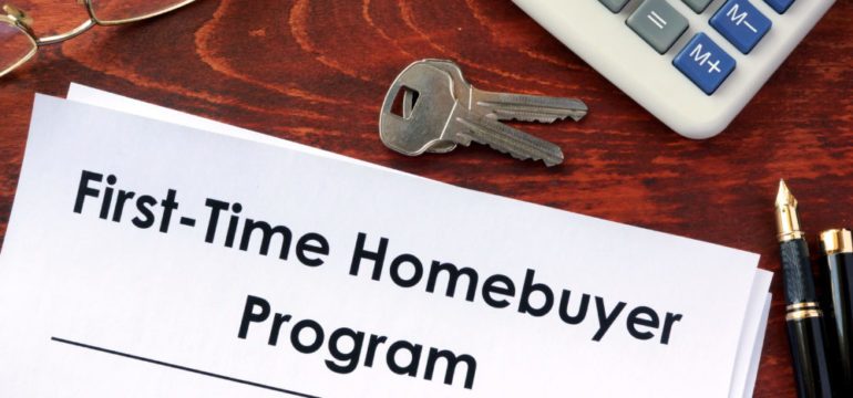Document with title First-time home buyer program.