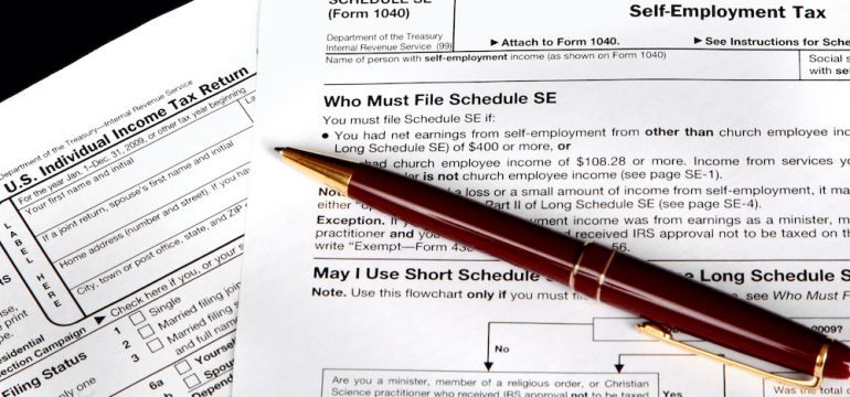 Tax forms for the self employed