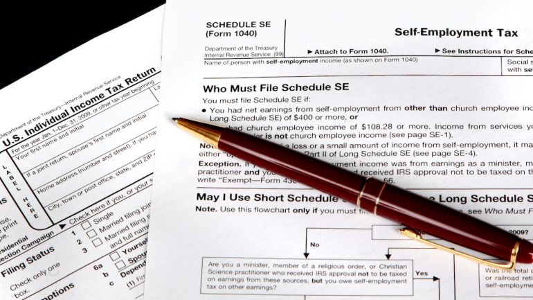 Tax forms for the self employed