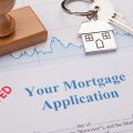 Stamp of approval from the mortgage underwriter on a home loan application.