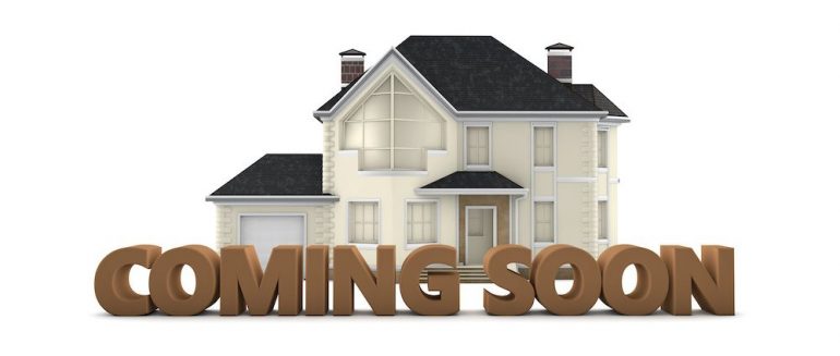 A graphic of a home with coming soon typed over the home.