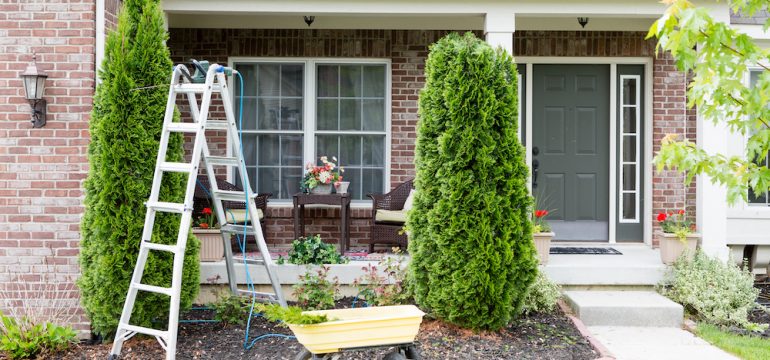 April To-Dos home maintenance tasks outside the house.